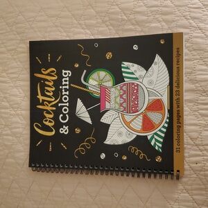 Adult Cocktail Recipe Coloring Book